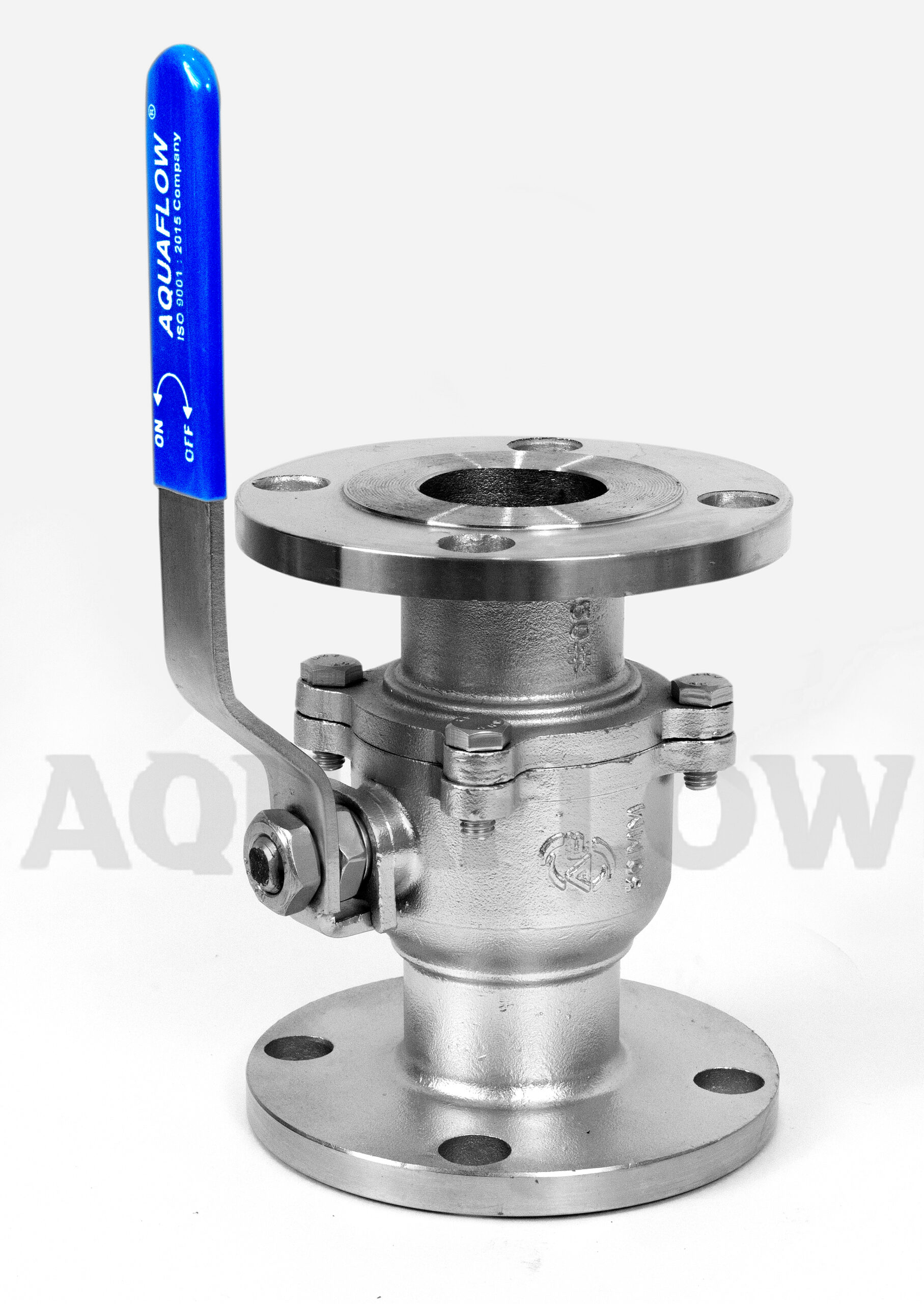 Cast Iron 2 PCS Flanged End Pneumatic Actuator Ball Valve